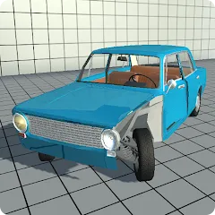 Скачать взлом Simple Car Crash Physics Sim (Симулятор физики простого автомобильного столкновения)  [МОД Бесконечные деньги] - стабильная версия apk на Андроид