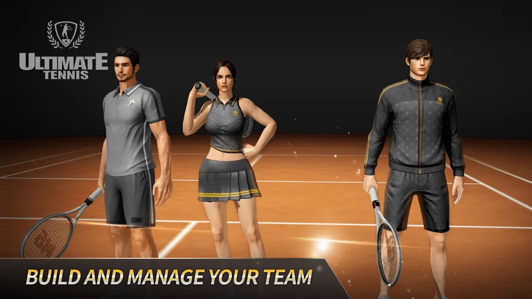 Ultimate Tennis: 3D online spo (Ультимейт Теннис)  [МОД Все открыто] Screenshot 2