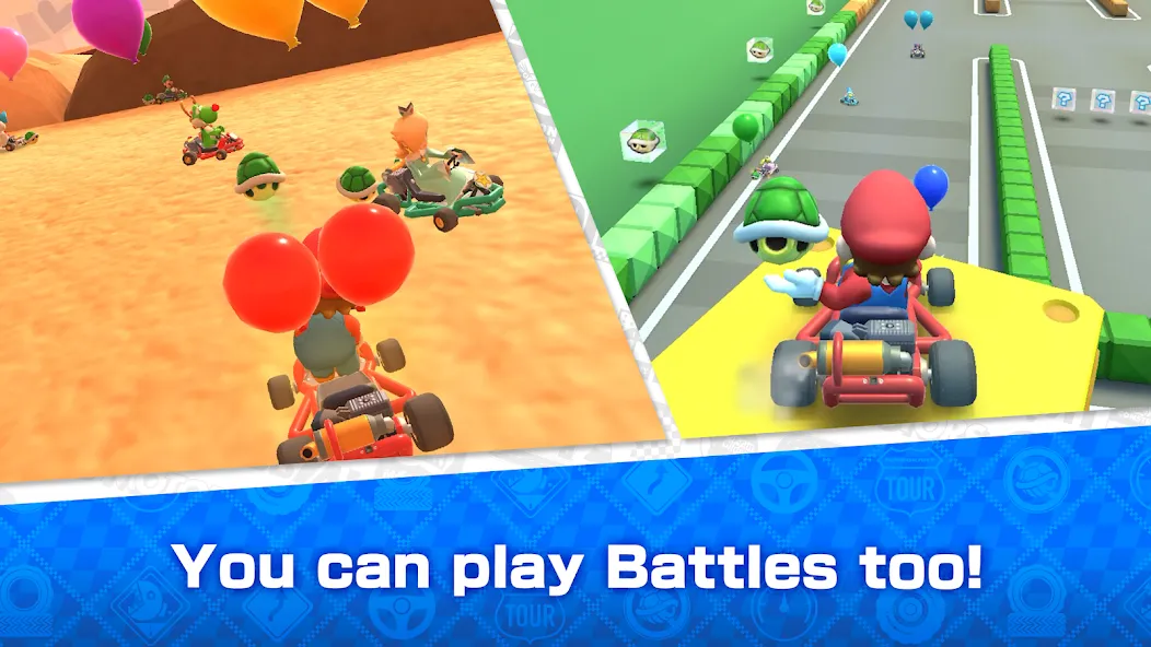 Mario Kart Tour (Марио Карт Тур)  [МОД Бесконечные деньги] Screenshot 1