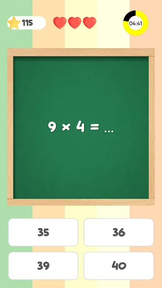 Math Quiz  [МОД Бесконечные монеты] Screenshot 4