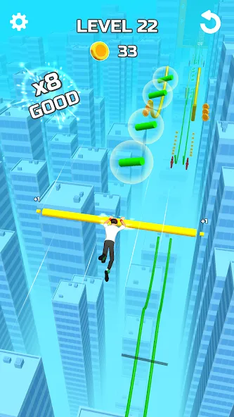 Stunt Rails (тант Рэйлз)  [МОД Много денег] Screenshot 1