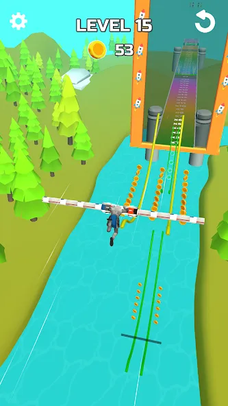 Stunt Rails (тант Рэйлз)  [МОД Много денег] Screenshot 2