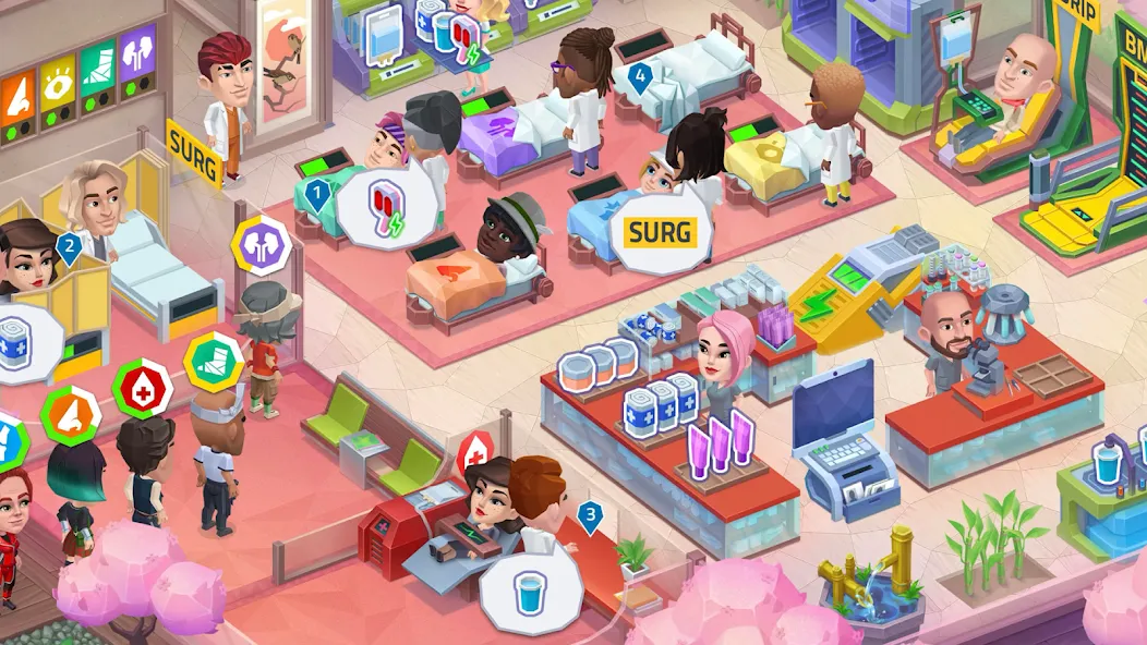 Happy Clinic: Hospital Game  [МОД Unlimited Money] Screenshot 5