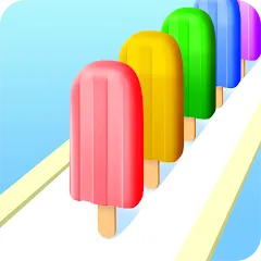 Взломанная Popsicle Stack (Попсикл Стэк)  [МОД Меню] - полная версия apk на Андроид