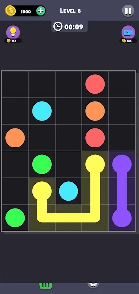 Same Color: Connect Two Dots (Сейм Колор Дот)  [МОД Бесконечные монеты] Screenshot 5