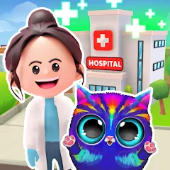 Взломанная Cute Animals: Pet Doctor (Мрдж Кьют Энималс)  [МОД Unlimited Money] - стабильная версия apk на Андроид