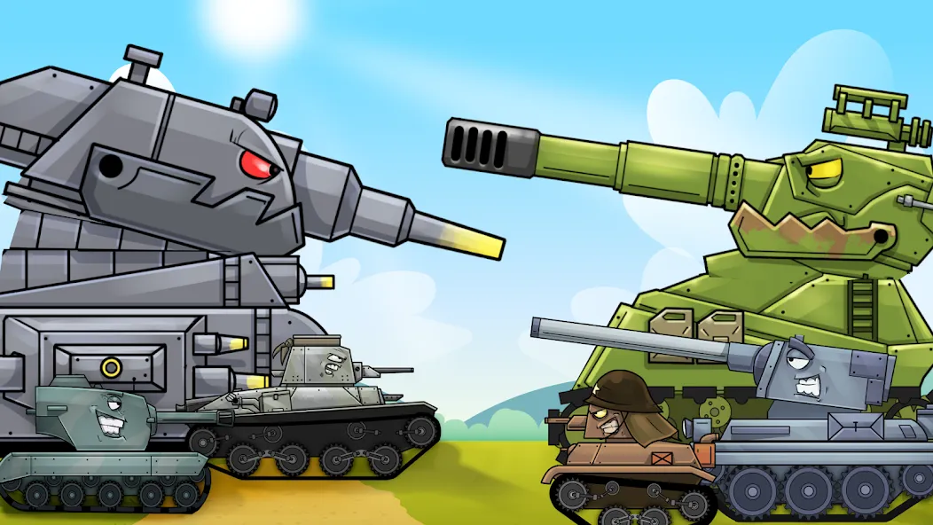 Merge Master Tanks: Tank wars (Мерж Танки)  [МОД Много денег] Screenshot 1