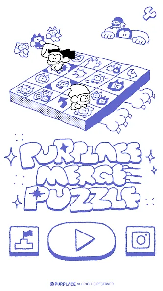 PURPLACE Merge Puzzle (Парплейс Мрдж Паззл)  [МОД Все открыто] Screenshot 1