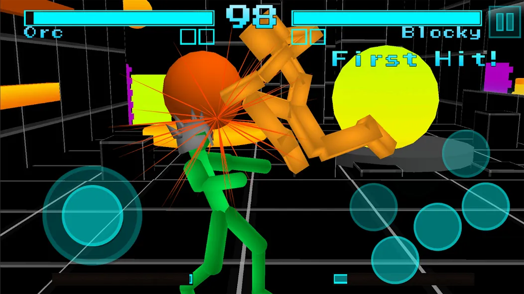 Stickman Fighting Neon Warrior  [МОД Mega Pack] Screenshot 3