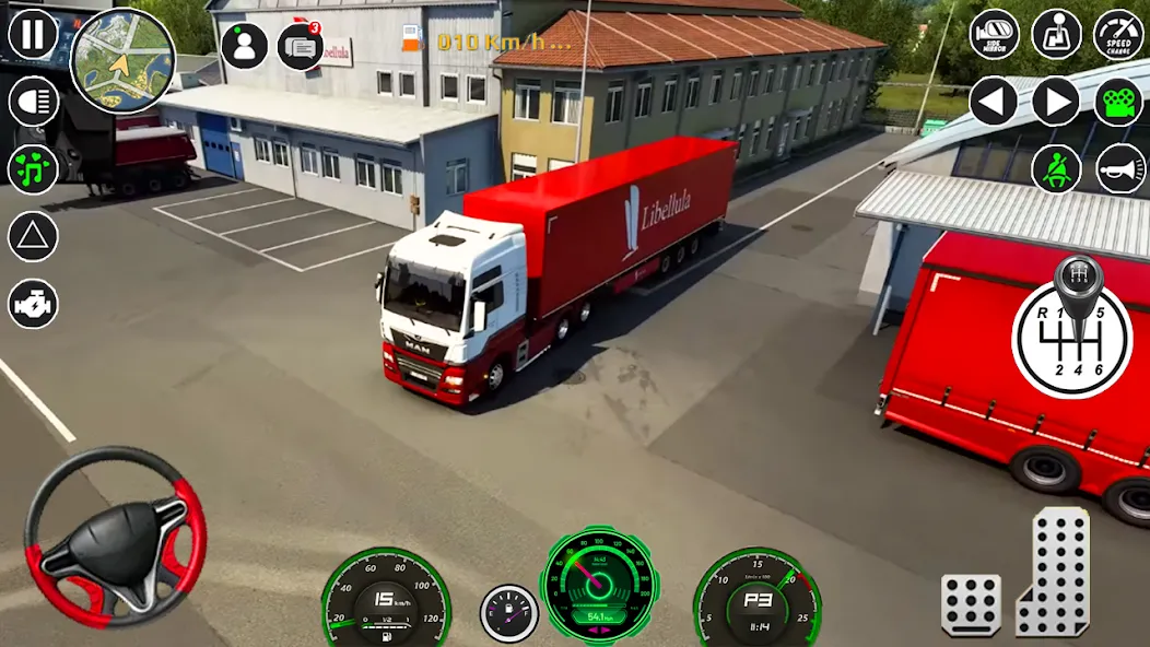 American Cargo City Driving 3D  [МОД Меню] Screenshot 3