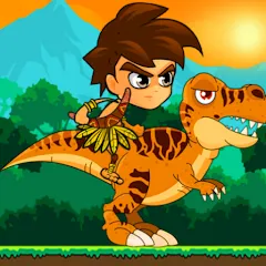 Скачать взломанную Super Warrior Dino Adventures (Супер Воин Дино Приключения)  [МОД Mega Pack] - последняя версия apk на Андроид