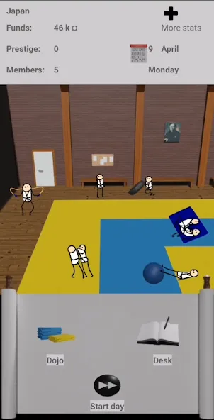 My Judo Dojo (Мой Дзюдо Додз Моя Дзюдо Додз)  [МОД Меню] Screenshot 3