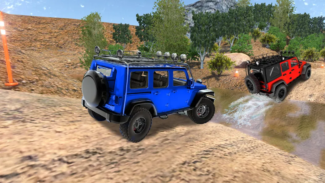 4X4 Offroad SUV Driving Games  [МОД Бесконечные деньги] Screenshot 1