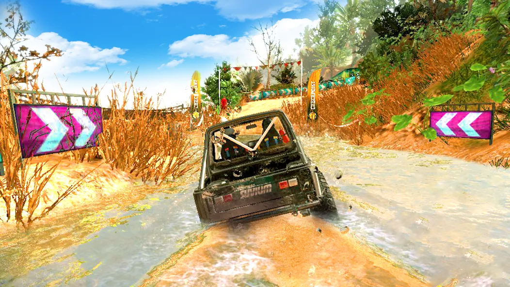 4X4 Offroad SUV Driving Games  [МОД Бесконечные деньги] Screenshot 4