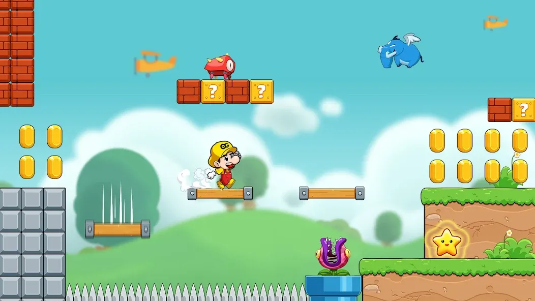 Bean's World Super: Run Games  [МОД Mega Pack] Screenshot 1