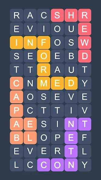 Word Search - Evolution Puzzle  [МОД Unlimited Money] Screenshot 2