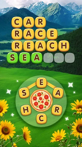 Word Pizza - Word Games  [МОД Unlimited Money] Screenshot 1