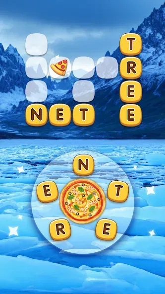 Word Pizza - Word Games  [МОД Unlimited Money] Screenshot 2