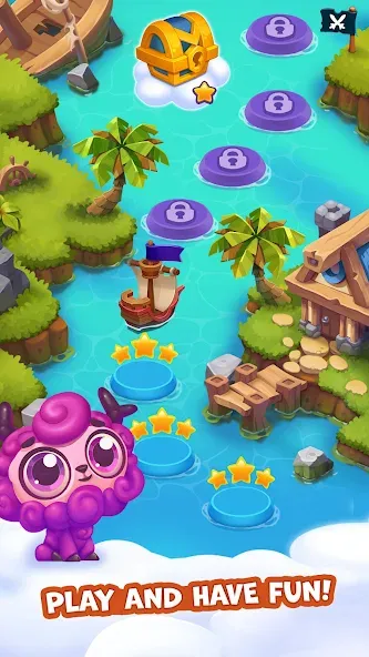 Pirate Treasures: Jewel & Gems  [МОД Все открыто] Screenshot 1