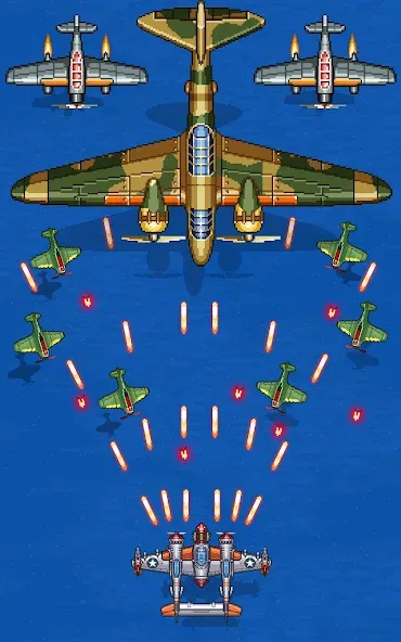 1945 Air Force: Airplane games (тысяча девятьсот сорок пять)  [МОД Unlocked] Screenshot 3