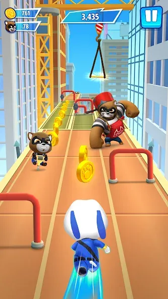 Talking Tom Hero Dash  [МОД Все открыто] Screenshot 2