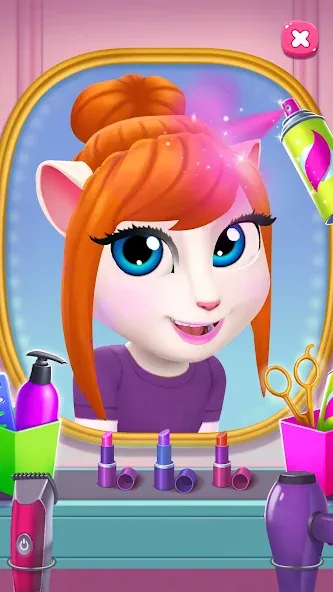 My Talking Angela 2  [МОД Бесконечные монеты] Screenshot 2