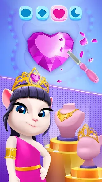 My Talking Angela 2  [МОД Бесконечные монеты] Screenshot 5