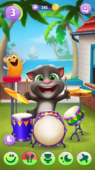 My Talking Tom 2  [МОД Все открыто] Screenshot 1