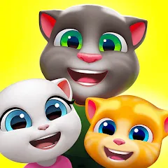 Взлом My Talking Tom Friends  [МОД Unlocked] - последняя версия apk на Андроид