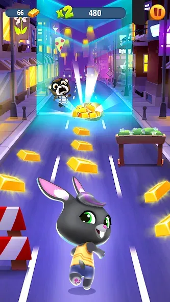 Talking Tom Gold Run  [МОД Menu] Screenshot 3