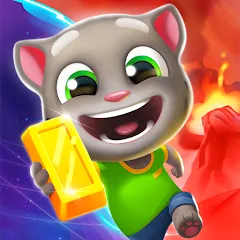 Взломанная Talking Tom Time Rush  [МОД Все открыто] - полная версия apk на Андроид