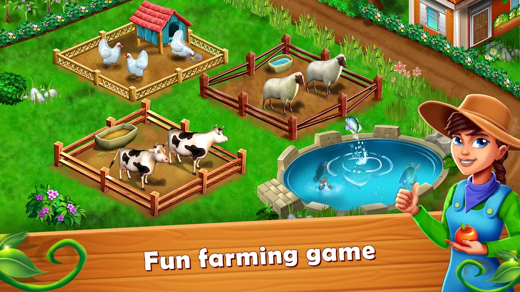 Farm Fest : Farming Games (Фарм Фест)  [МОД Меню] Screenshot 1