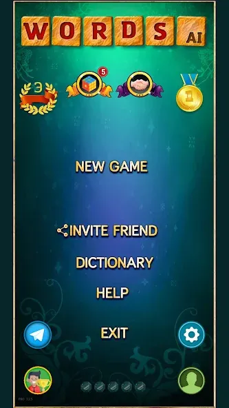 Word Game: Friends Offline  [МОД Бесконечные деньги] Screenshot 3