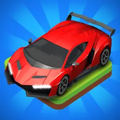 Скачать взломанную Merge Car - Idle Merge Cars (Мердж Кар)  [МОД Mega Pack] - стабильная версия apk на Андроид