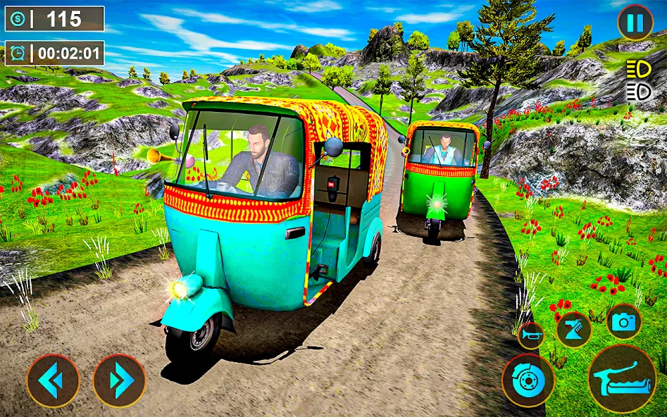 Tuk Tuk Offroad Auto Rickshaw (Тук Тук оффроуд автомобильный рикша)  [МОД Menu] Screenshot 1