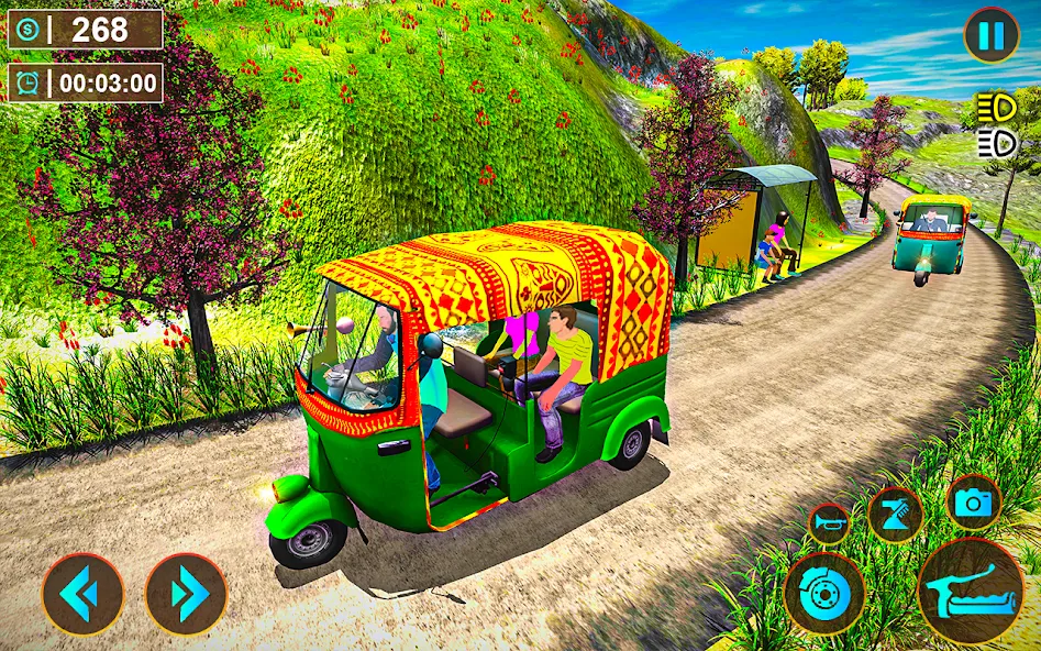 Tuk Tuk Offroad Auto Rickshaw (Тук Тук оффроуд автомобильный рикша)  [МОД Menu] Screenshot 2