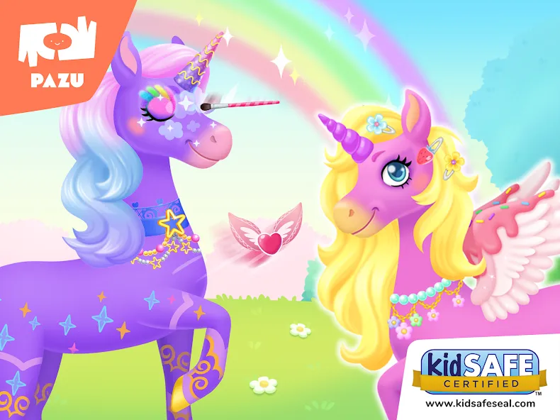 My Unicorn dress up for kids  [МОД Menu] Screenshot 5