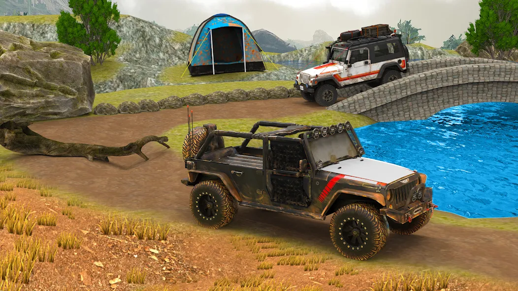 Offroad 4x4 Jeep Driving Game  [МОД Много монет] Screenshot 3