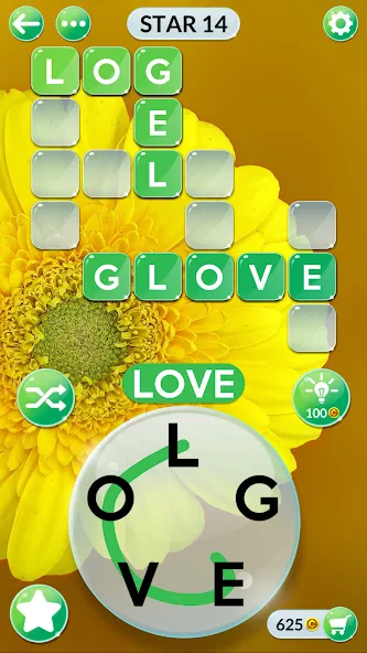 Wordscapes In Bloom (Вордскейпс Ин Блум)  [МОД Mega Pack] Screenshot 1