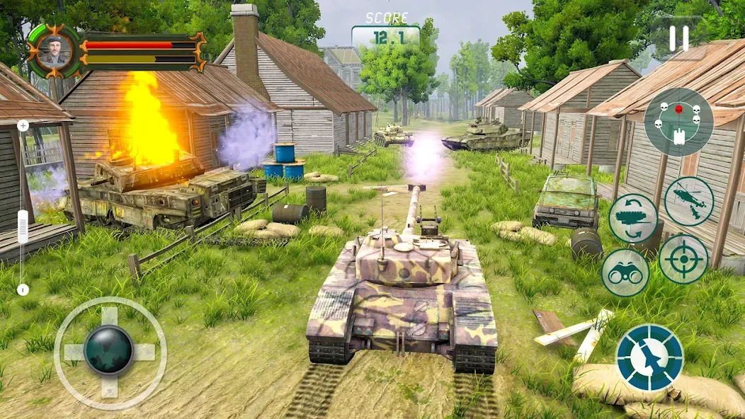 Army Tank Games Offline 3d  [МОД Menu] Screenshot 4