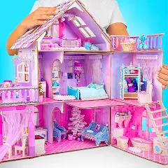 Скачать взлом Doll House Design: Girl Games (Долл Хаус Дизайн)  [МОД Бесконечные монеты] - последняя версия apk на Андроид