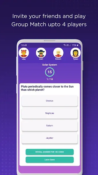 QuizPot: Group GK Quiz Trivia (КвизПот)  [МОД Много денег] Screenshot 5