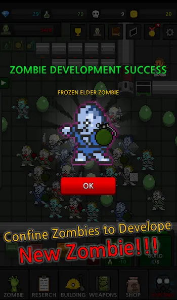 Grow Zombie VIP : Merge Zombie  [МОД Бесконечные монеты] Screenshot 4