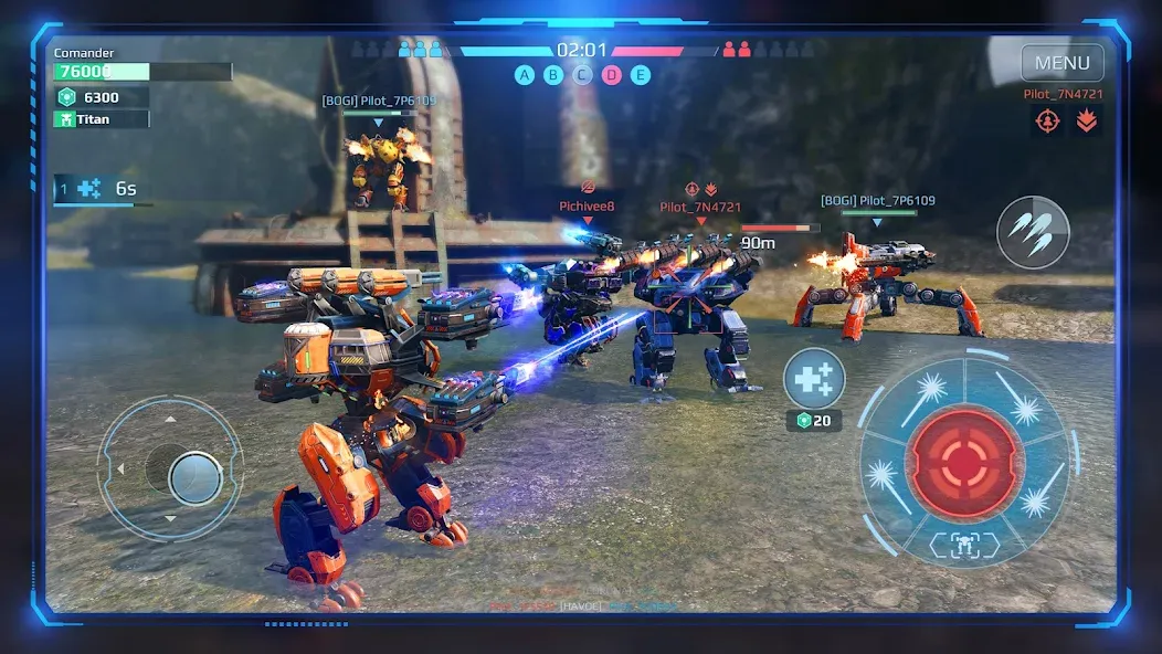 War Robots Multiplayer Battles  [МОД Много денег] Screenshot 3