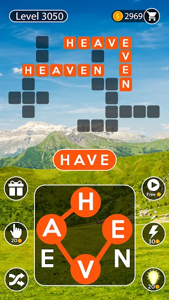 Word Cross: Crossy Word Search (Уорд Кросс)  [МОД Много монет] Screenshot 3