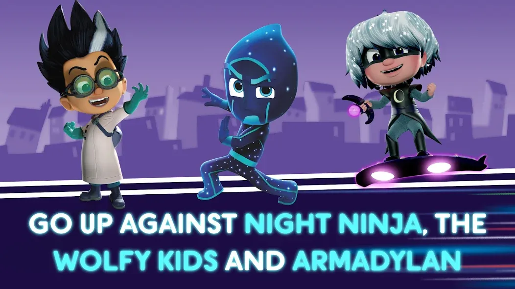 PJ Masks™: Moonlight Heroes  [МОД Бесконечные монеты] Screenshot 4