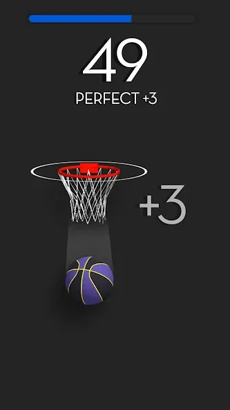 Dunk Stroke-3D Basketball (Дунк Строк)  [МОД Unlimited Money] Screenshot 2