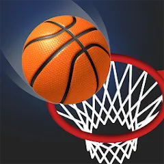 Скачать взломанную Dunk Stroke-3D Basketball (Дунк Строк)  [МОД Unlimited Money] - полная версия apk на Андроид