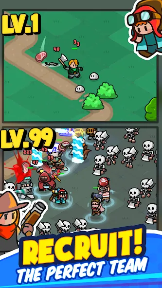 Rumble Heroes - Adventure RPG (Рамбл Хироес)  [МОД Unlimited Money] Screenshot 4