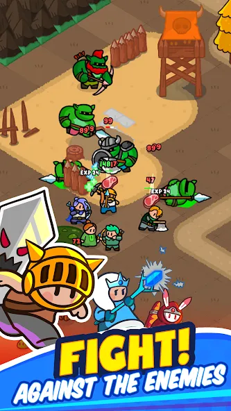 Rumble Heroes - Adventure RPG (Рамбл Хироес)  [МОД Unlimited Money] Screenshot 5